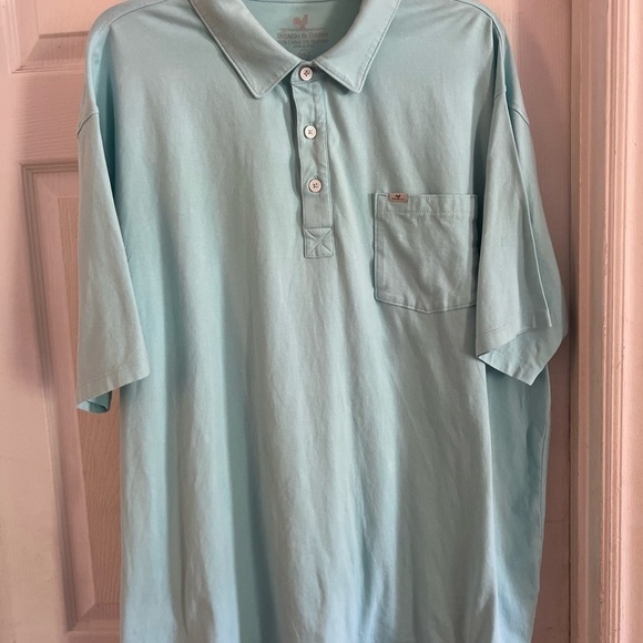 beach and barn polo shirt Men’s 2x aqua blue soft cotton, great condition - Picture 1 of 5
